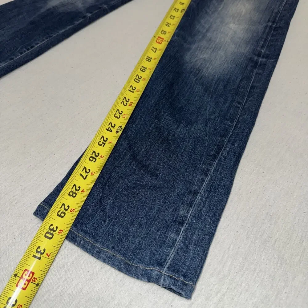 Polo Ralph Lauren Jeans Mens 32x32 Blue Varick Slim Straight Denim Nice Fade